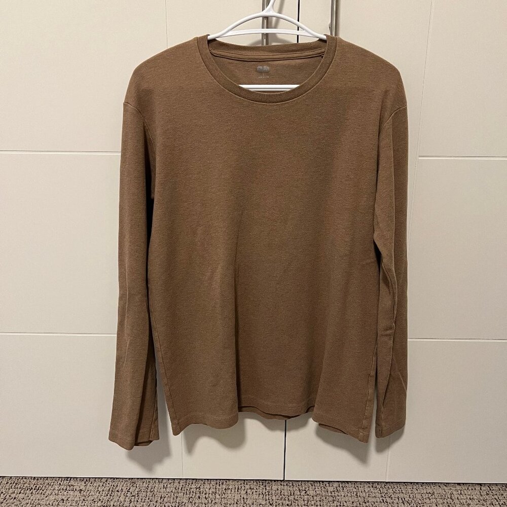 Uniqlo Shirt  - Brown  -  Size:L